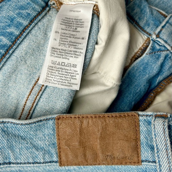 Madewell The Perfect Vintage Jeans Knee High Rise Rip Light Blenheim Wash 29 - Picture 9 of 11